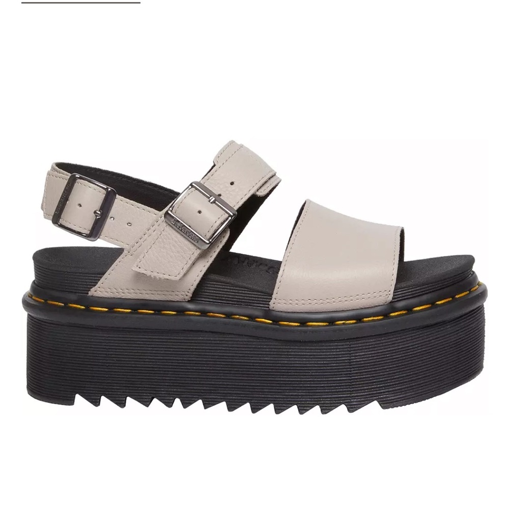 Dr. Martens Voss Leather Platform Sandal Size 9